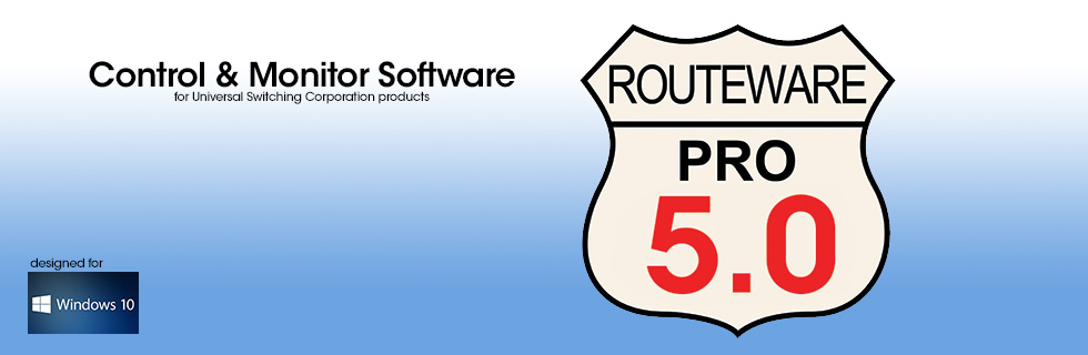 RouteWarePRO control and monitor software for windows 